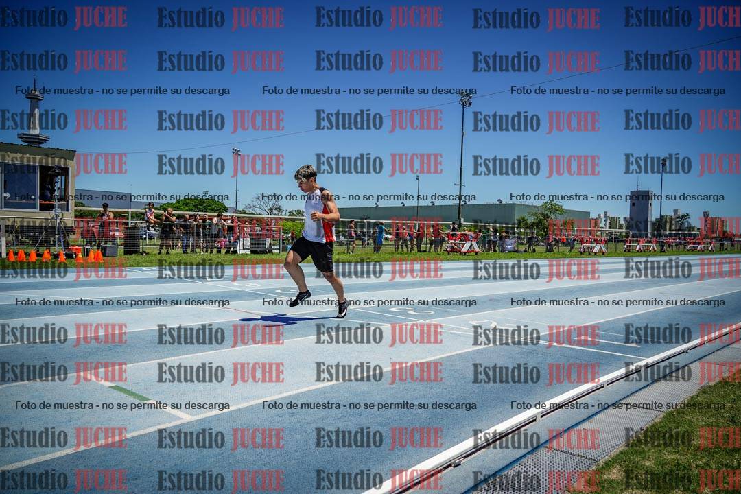 Fotos de los 100 m llanos de varones