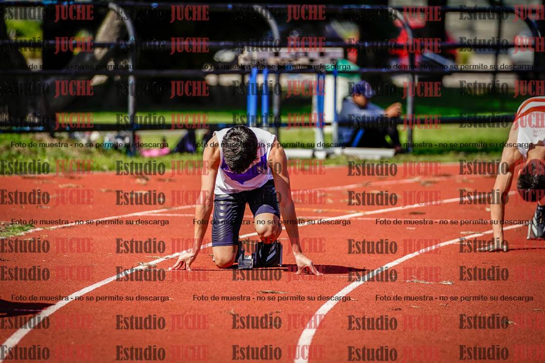 Fotos de los 200 m llanos de varones