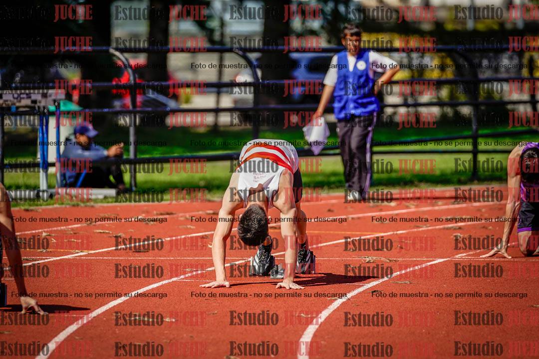 Fotos de los 200 m llanos de varones