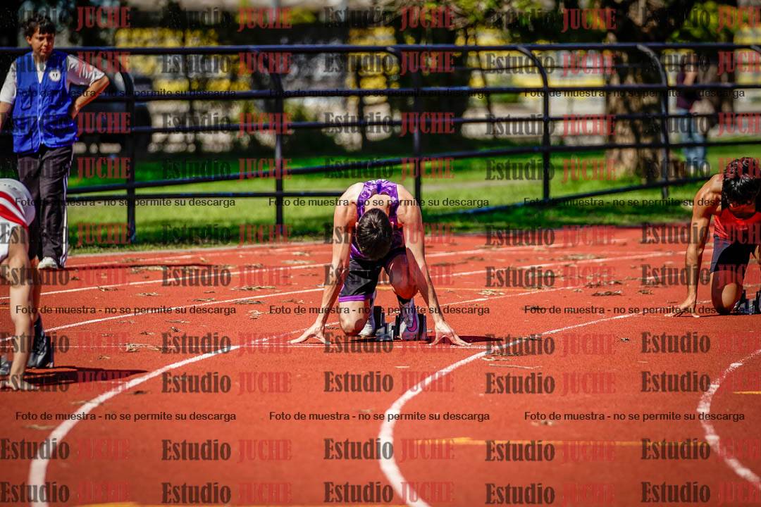 Fotos de los 200 m llanos de varones