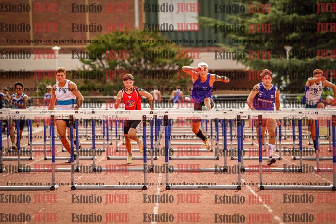 Fotos de los 110 m con vallas de varones