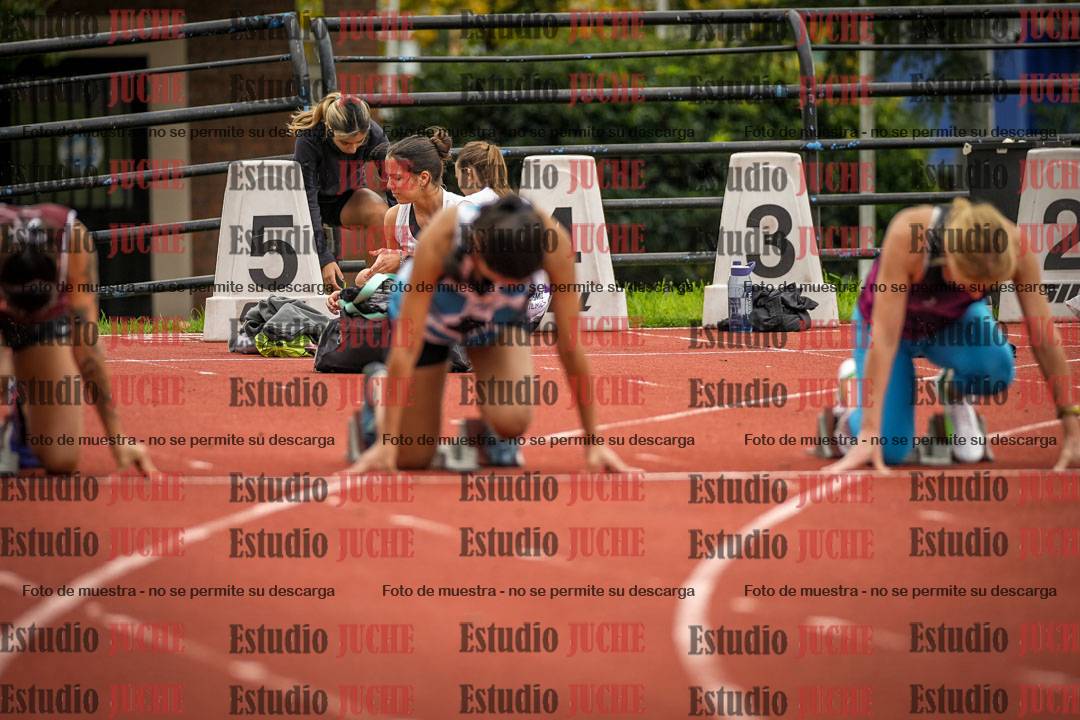 Fotos de los 100 m llanos de mujeres