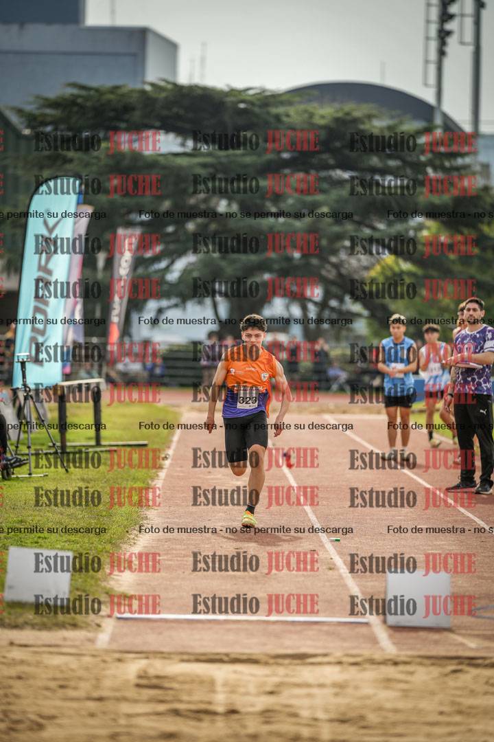 Fotos del salto en largo de varones