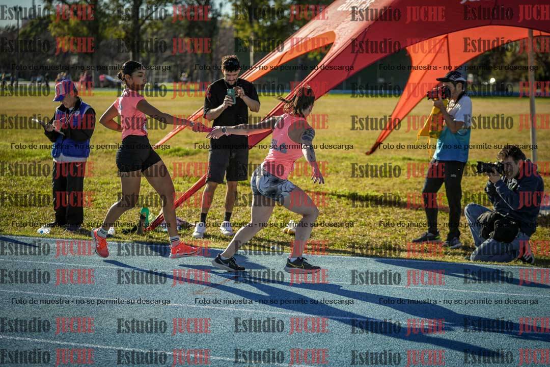 Fotos durante los relevos