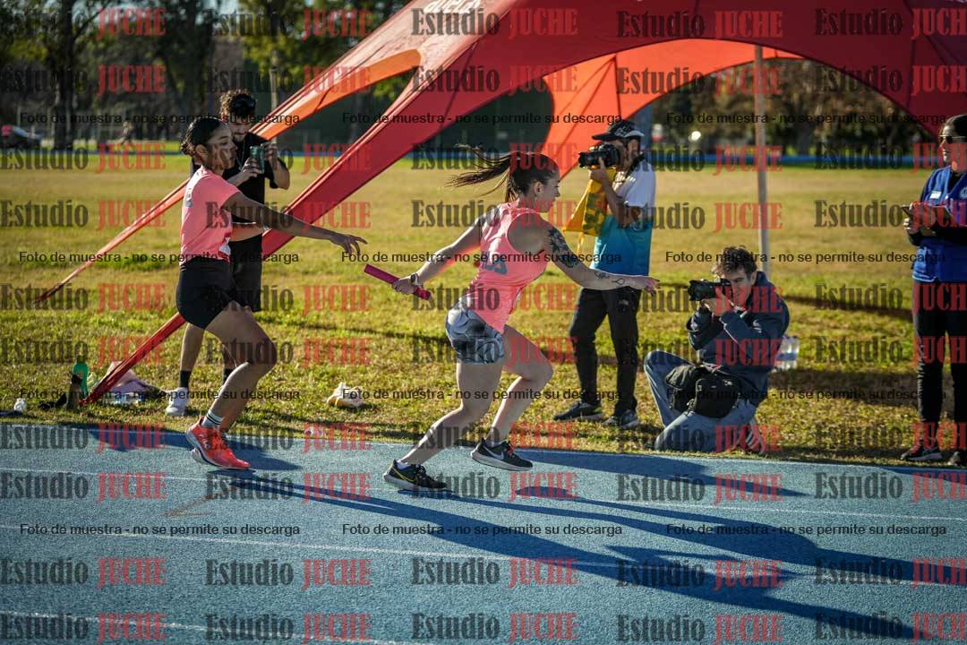 Fotos durante los relevos