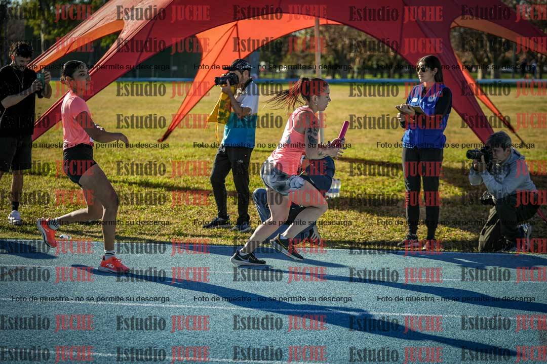 Fotos durante los relevos