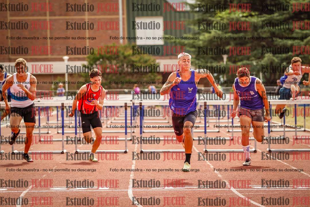 Fotos de los 110 m con vallas de varones
