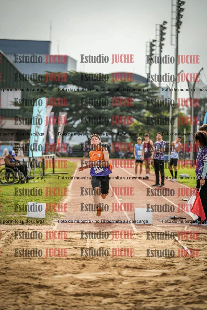 Fotos del salto en largo de varones
