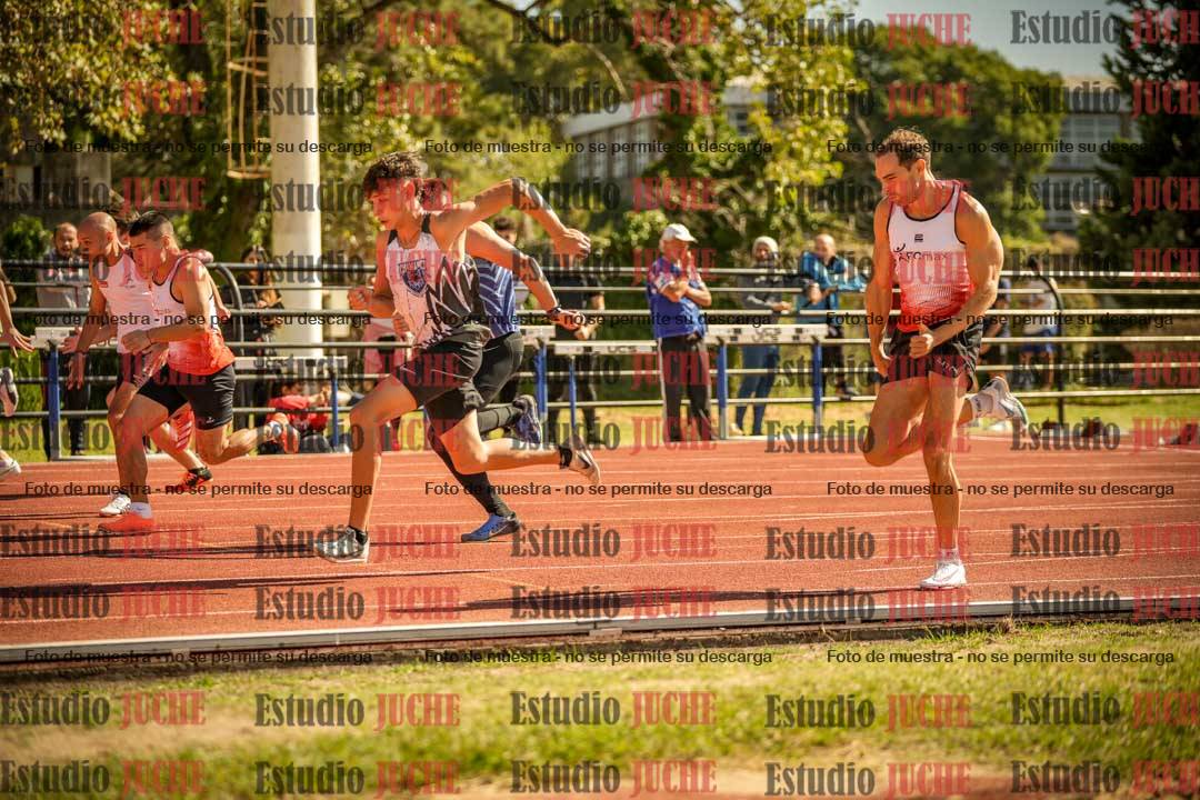 Fotos de los 100 m llanos de varones