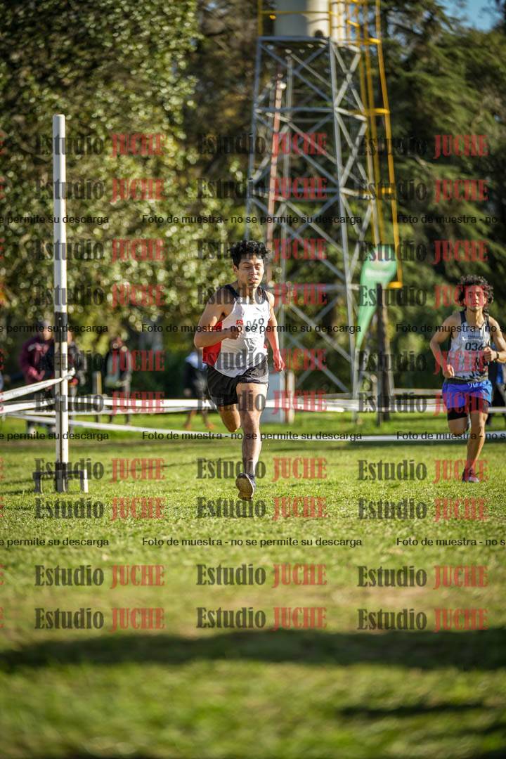 Fotos de la llegada del cross de 4000 m - varones