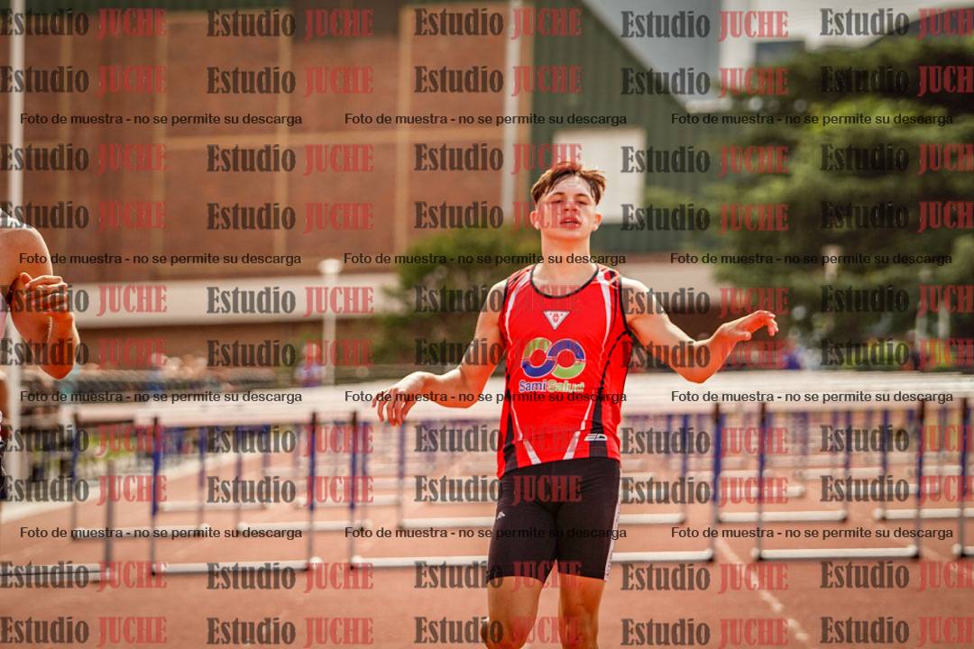 Fotos de los 110 m con vallas de varones