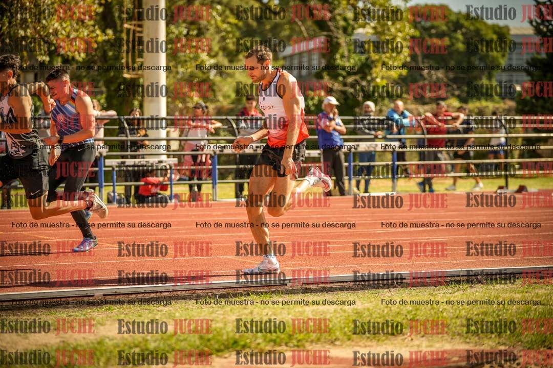 Fotos de los 100 m llanos de varones