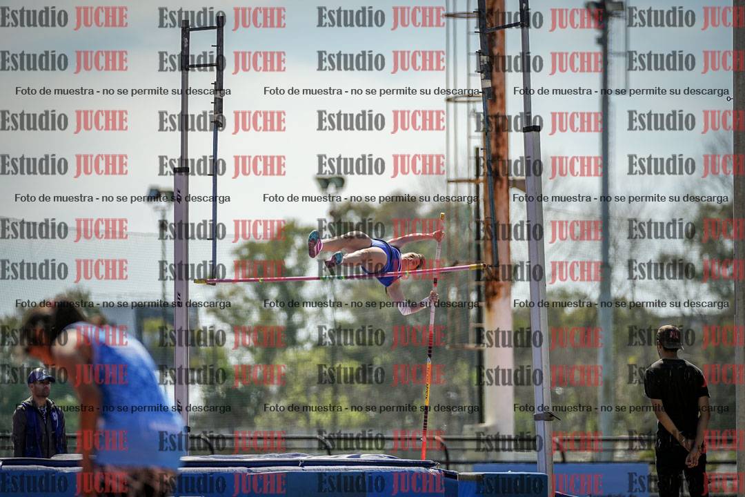 Fotos del salto con garrocha de mujeres y varones