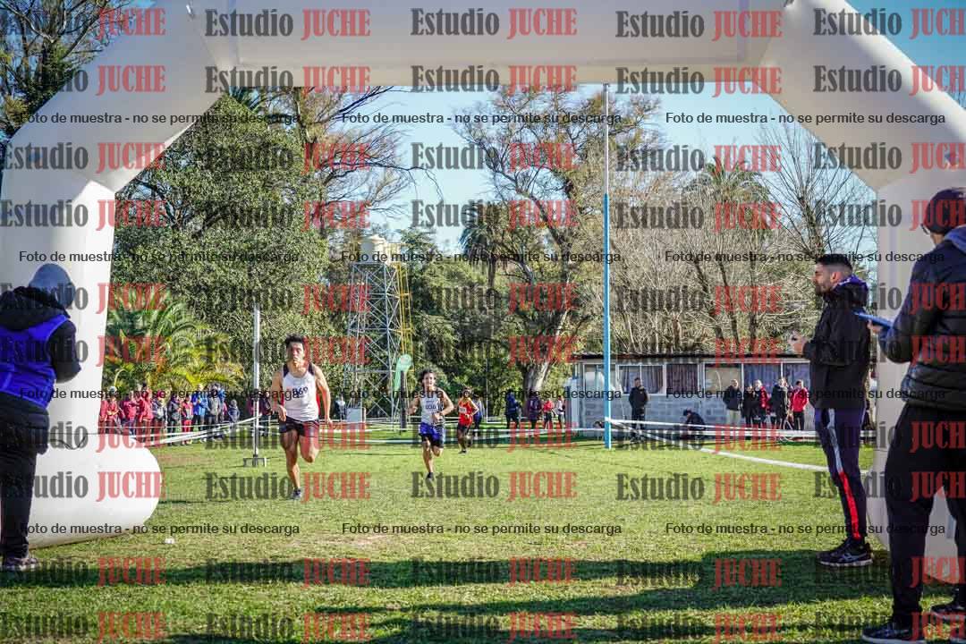 Fotos de la llegada del cross de 4000 m - varones