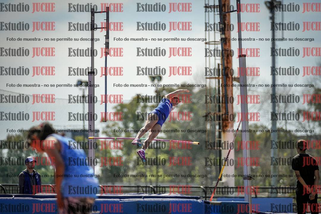 Fotos del salto con garrocha de mujeres y varones
