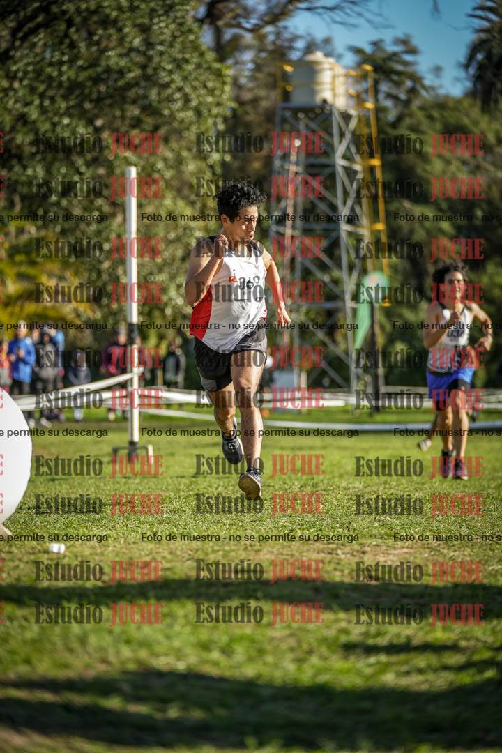 Fotos de la llegada del cross de 4000 m - varones