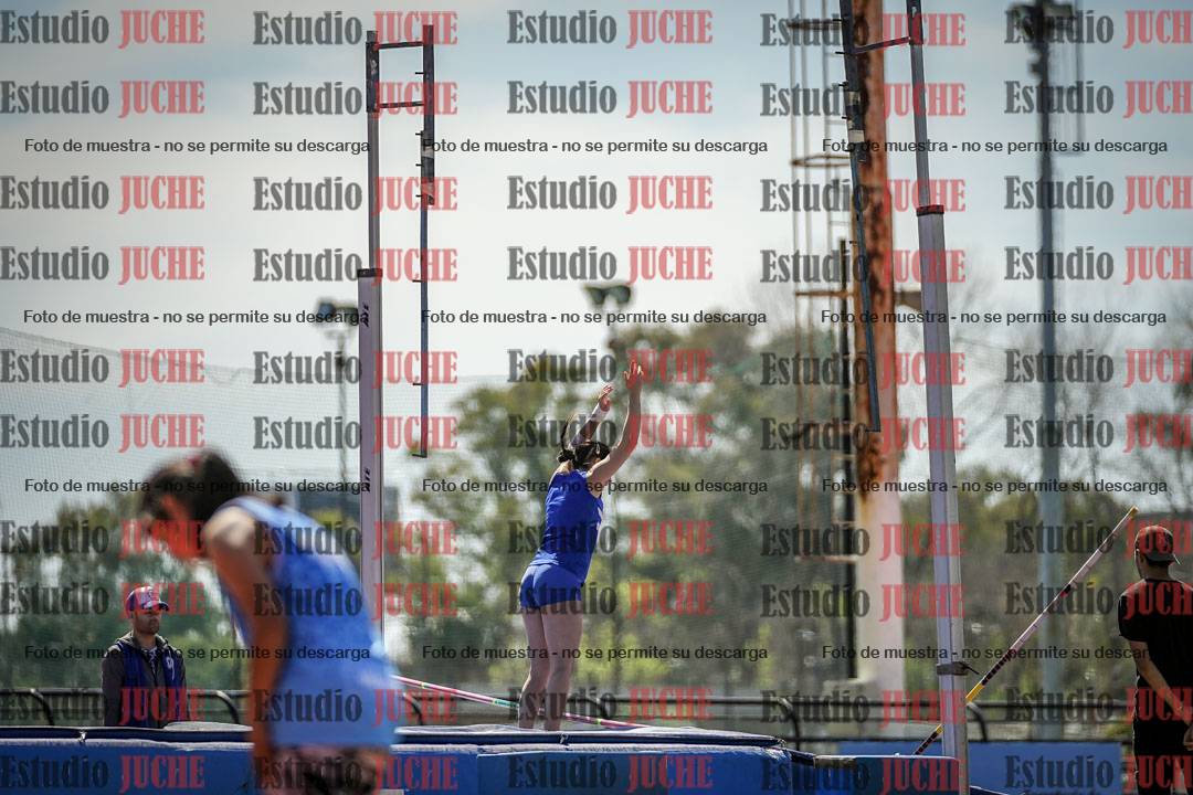Fotos del salto con garrocha de mujeres y varones