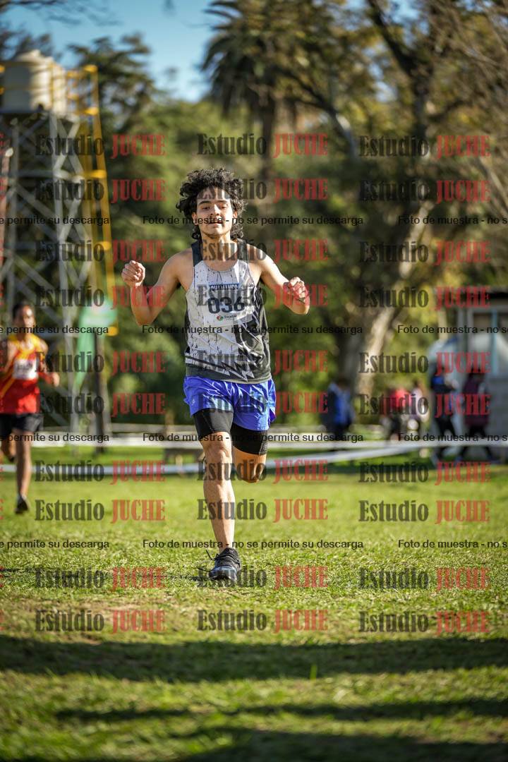 Fotos de la llegada del cross de 4000 m - varones