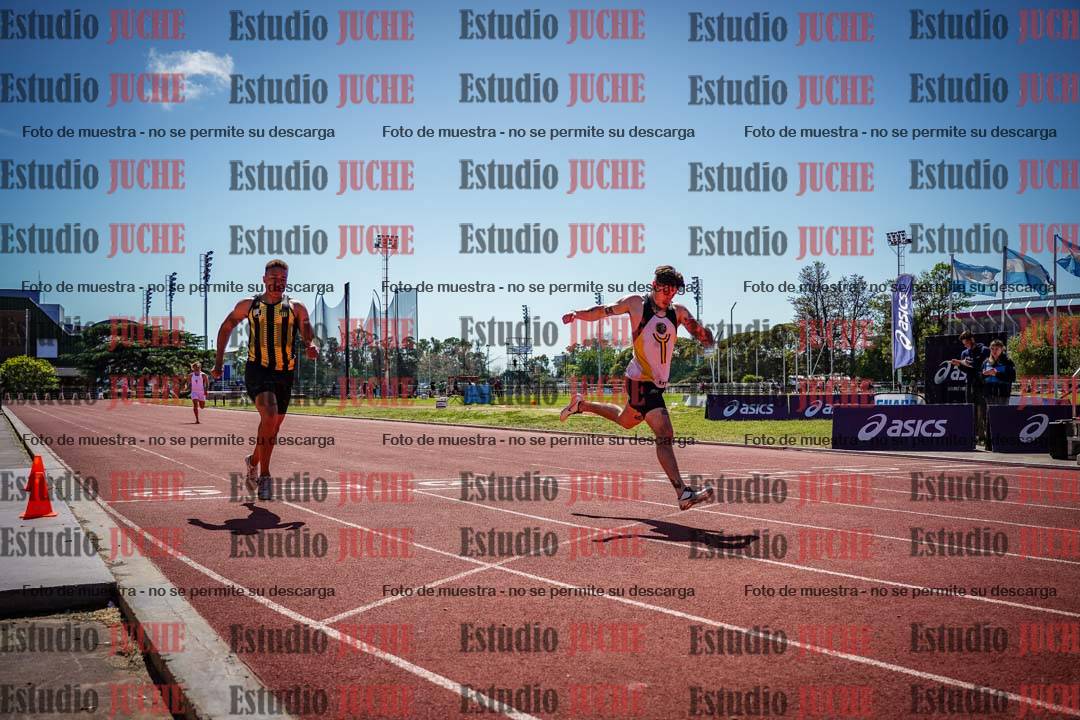 Fotos de los 200 m llanos de varones