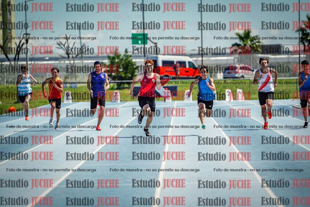 Fotos de los 200 m llanos de varones