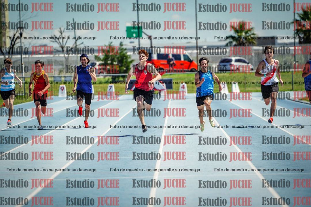 Fotos de los 200 m llanos de varones