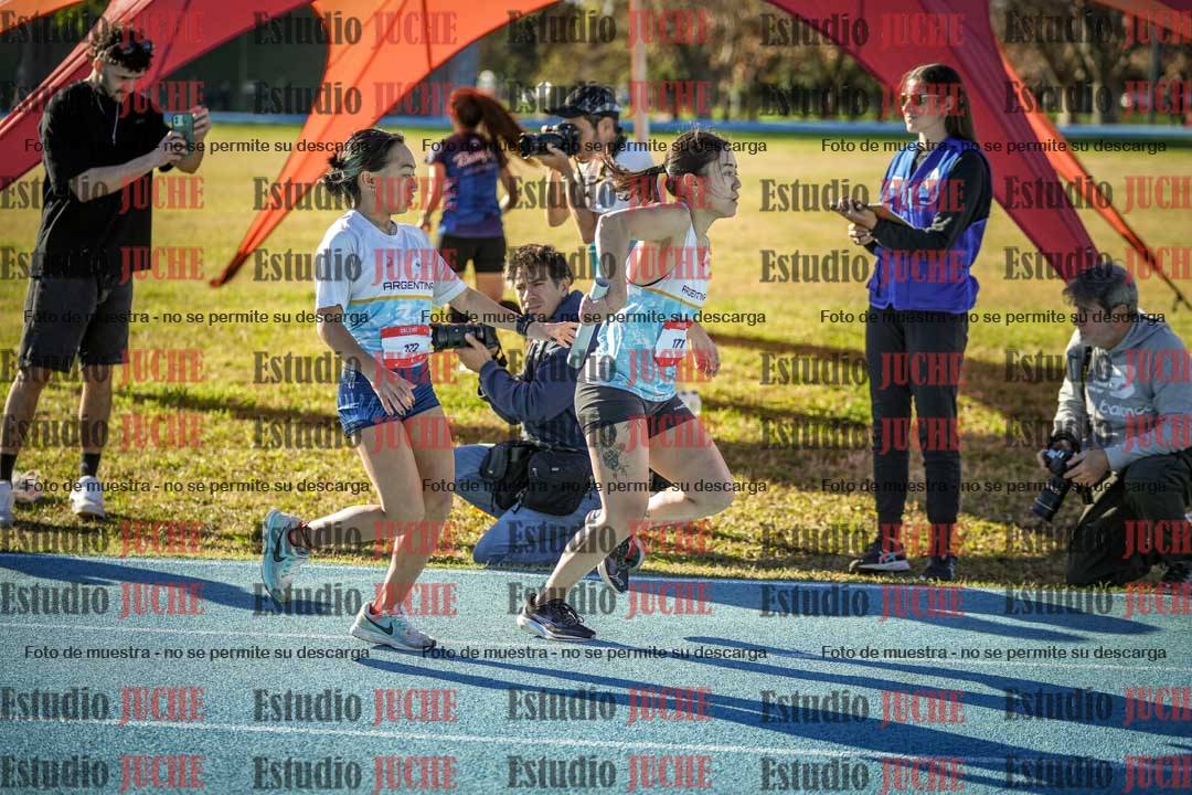 Fotos durante los relevos