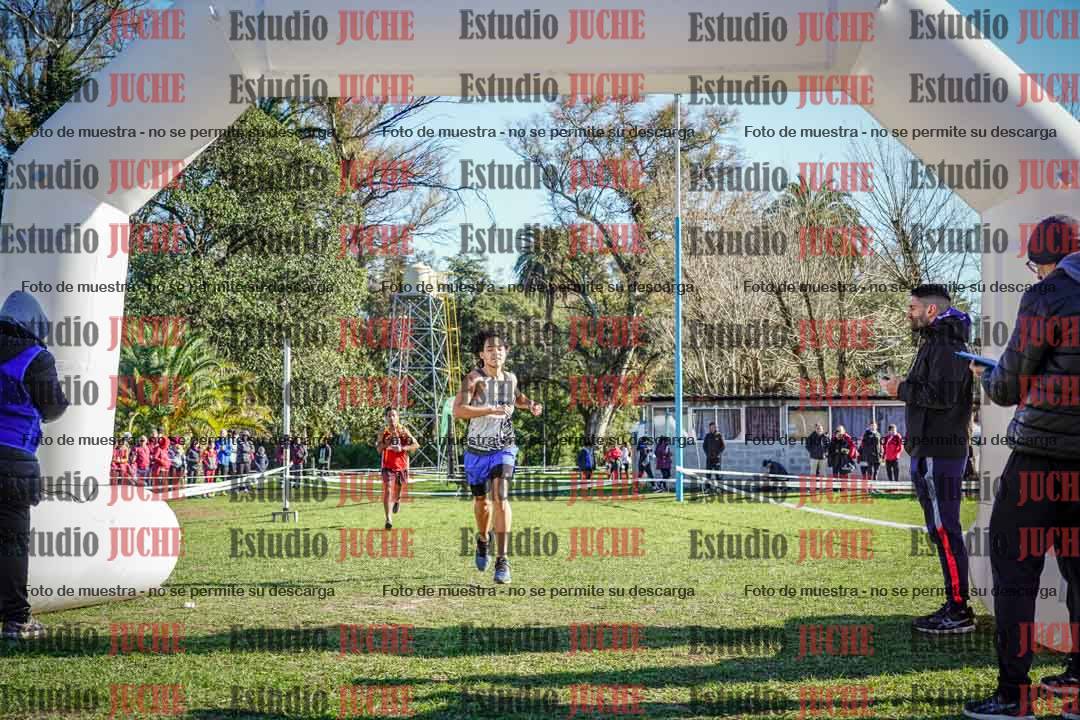 Fotos de la llegada del cross de 4000 m - varones