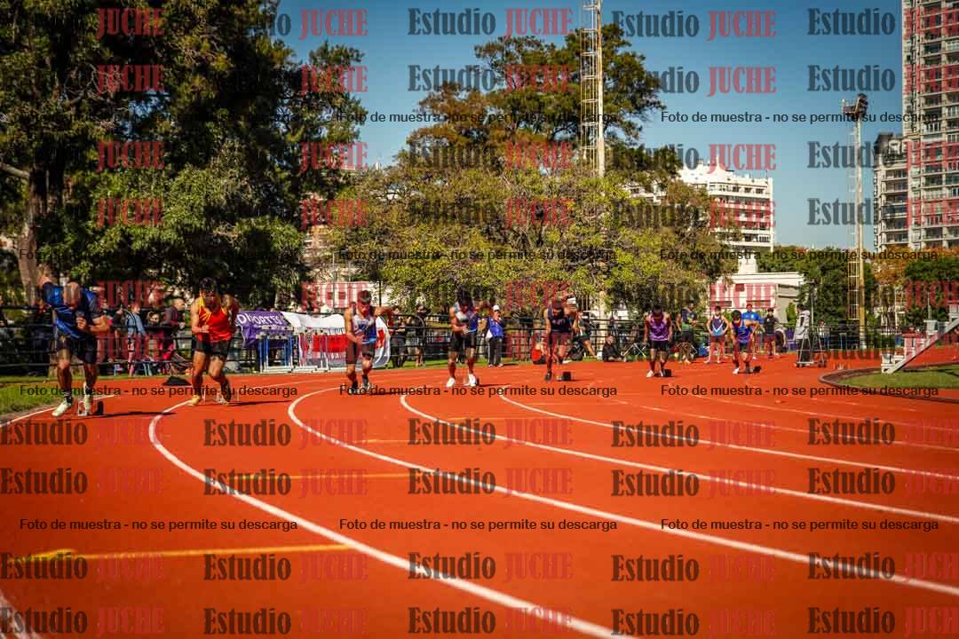 Fotos de los 200 m llanos de varones