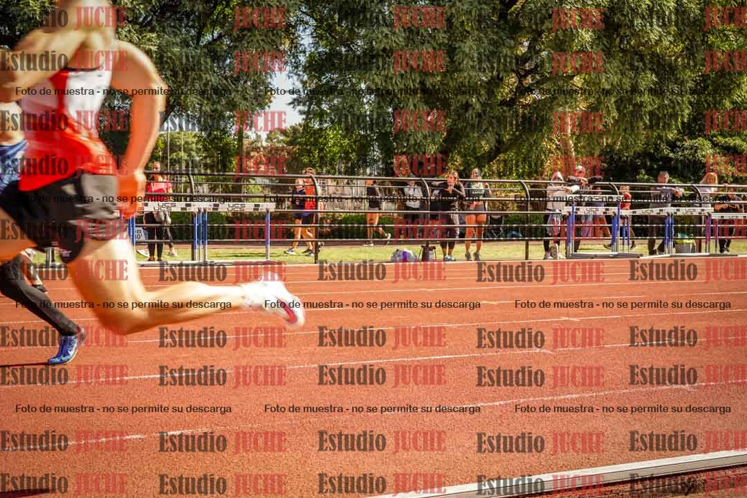 Fotos de los 100 m llanos de varones