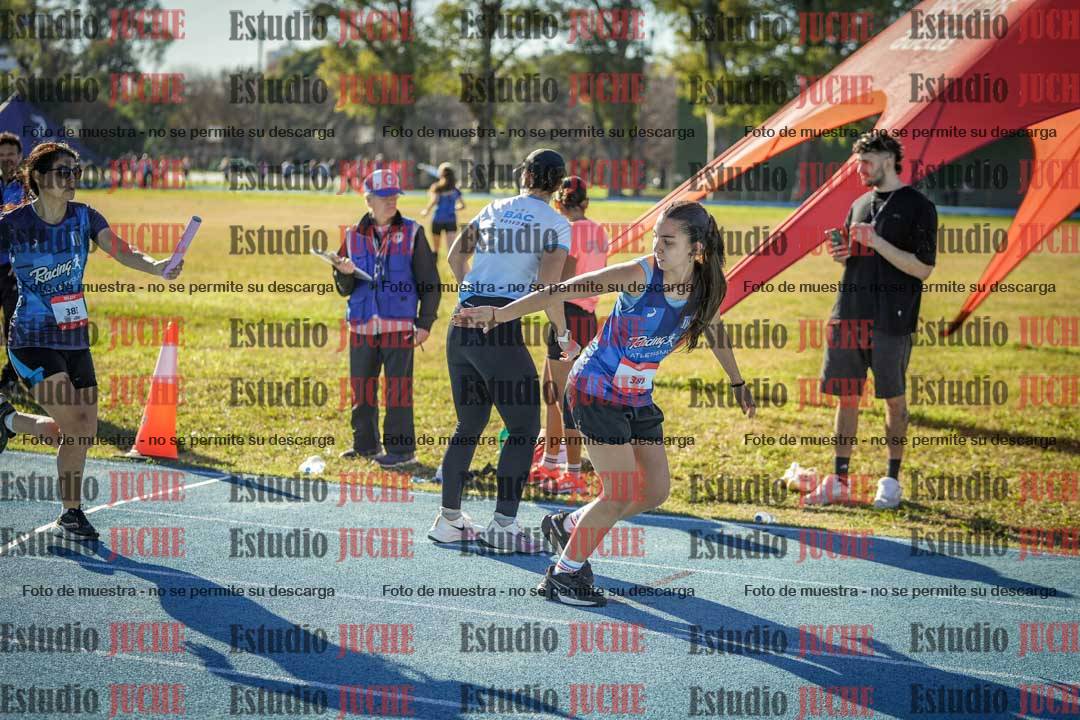 Fotos durante los relevos