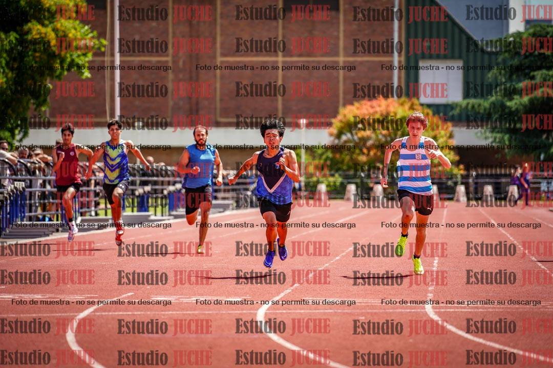 Fotos de los 200 m llanos de varones