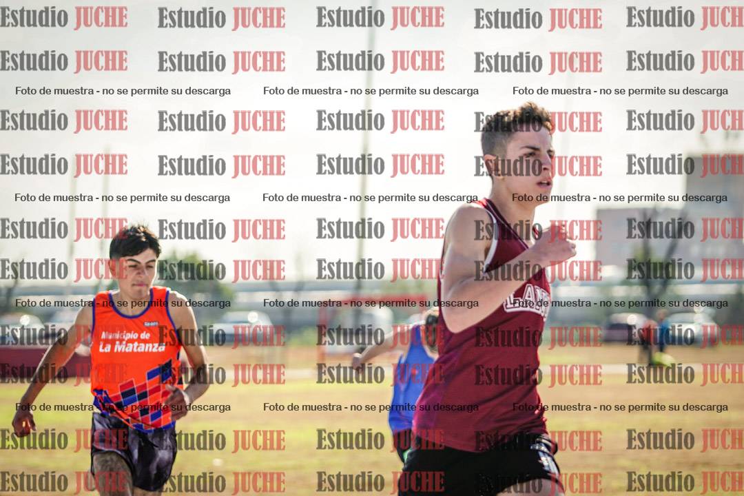 Fotos de los 100 m llanos de varones