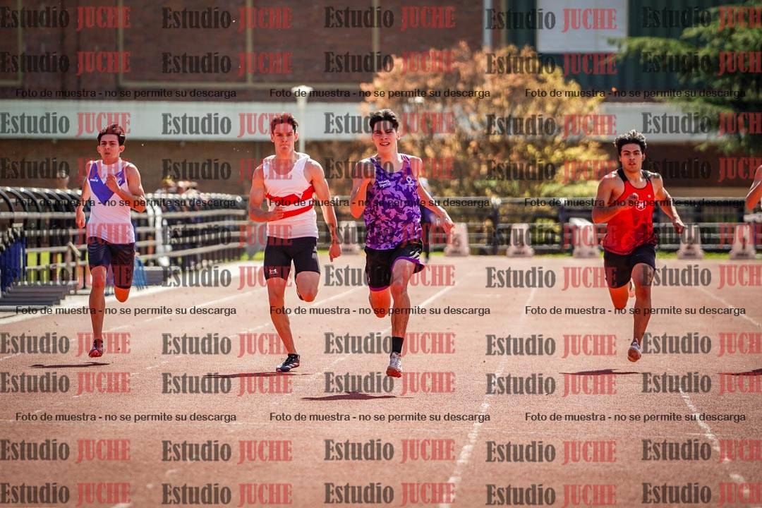 Fotos de los 200 m llanos de varones