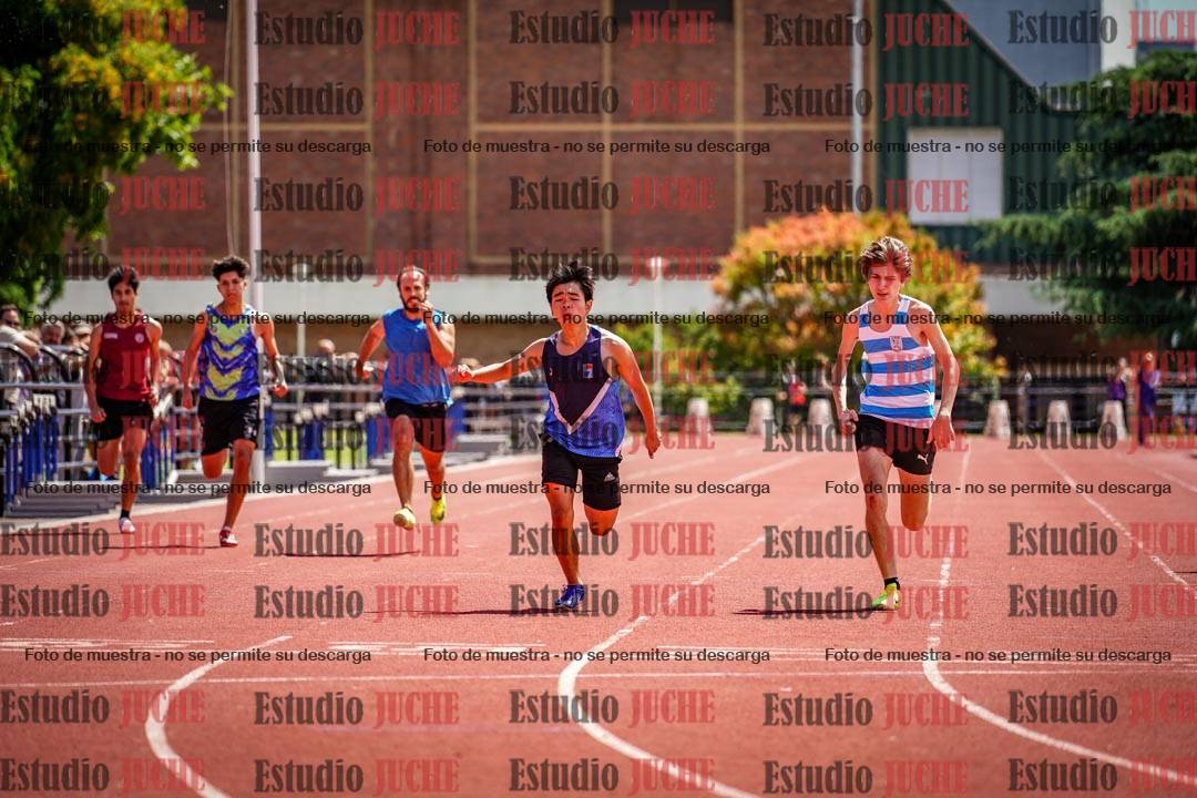 Fotos de los 200 m llanos de varones