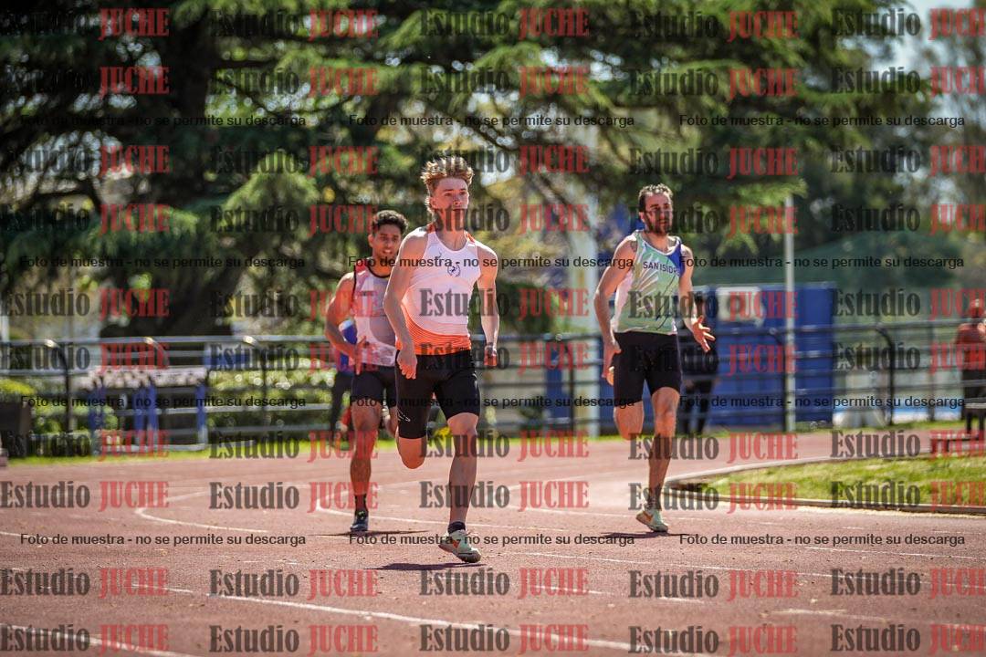 Fotos de los 200 m llanos de varones