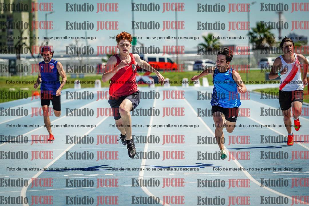 Fotos de los 200 m llanos de varones