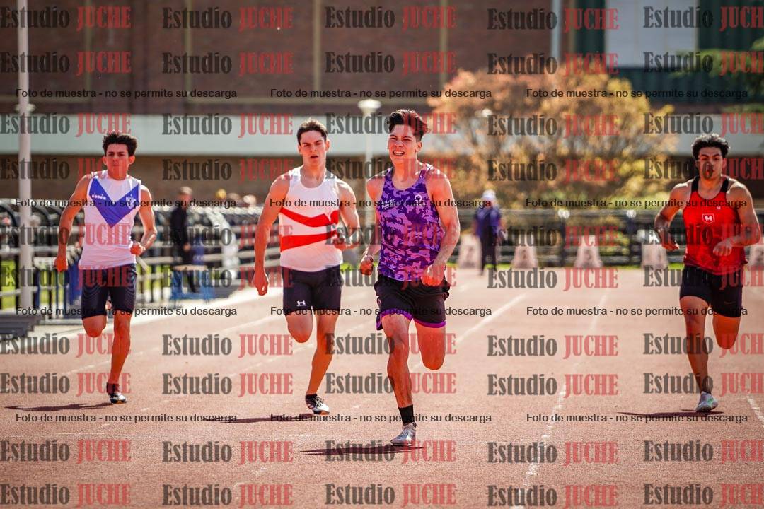 Fotos de los 200 m llanos de varones