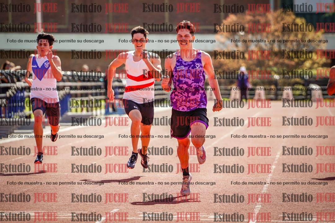 Fotos de los 200 m llanos de varones