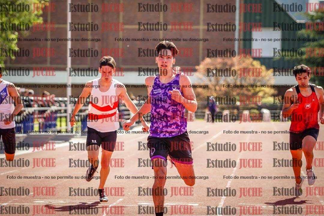 Fotos de los 200 m llanos de varones
