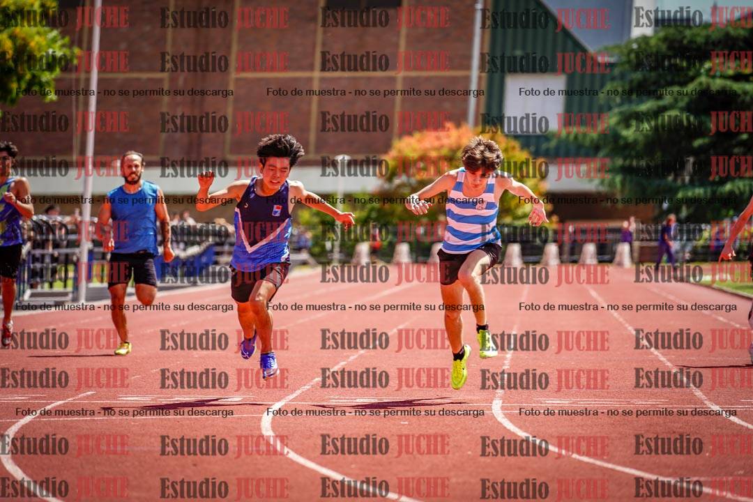Fotos de los 200 m llanos de varones