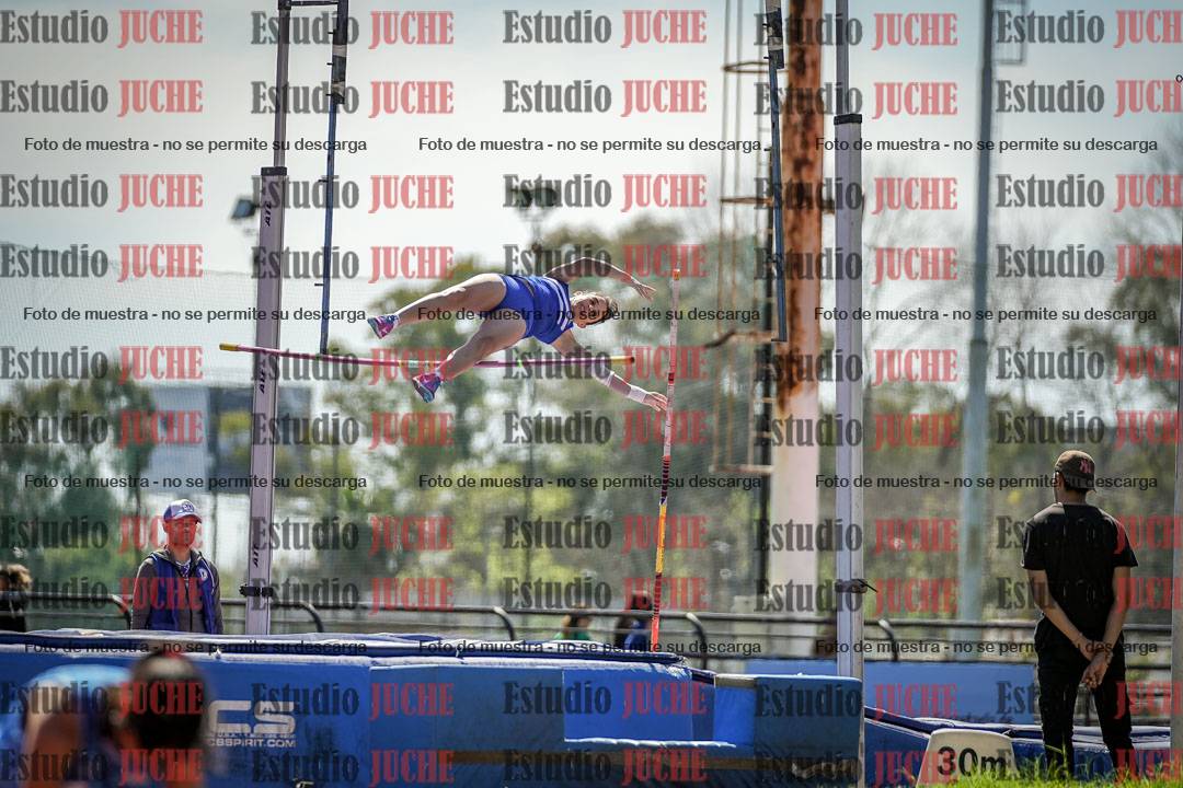 Fotos del salto con garrocha de mujeres y varones