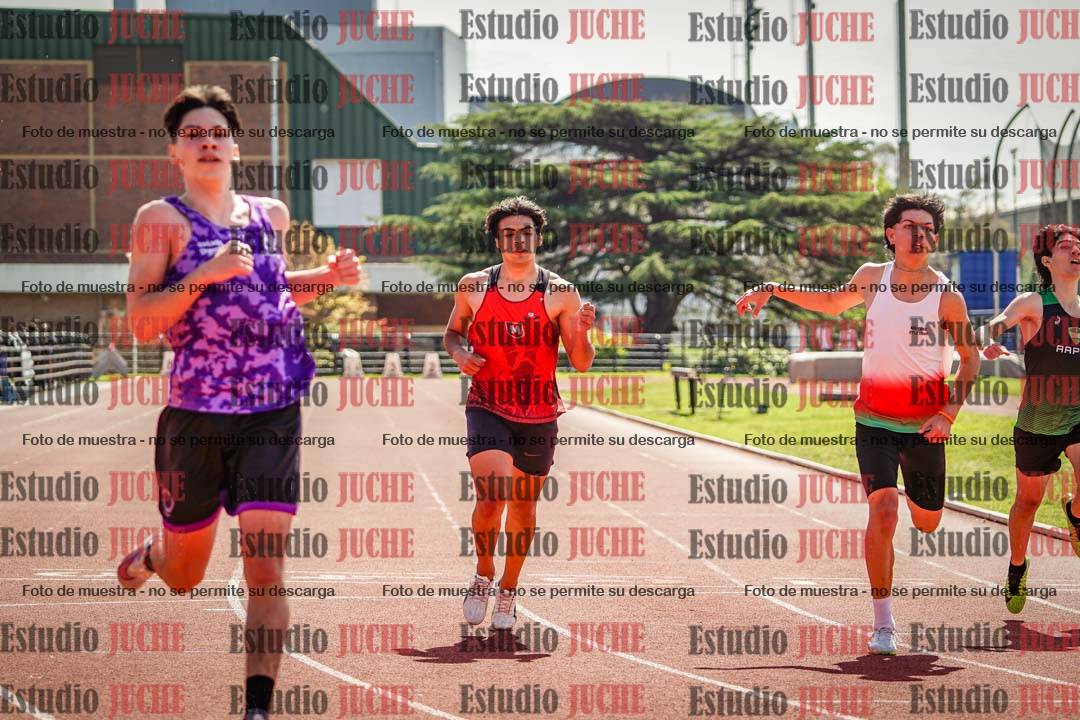 Fotos de los 200 m llanos de varones