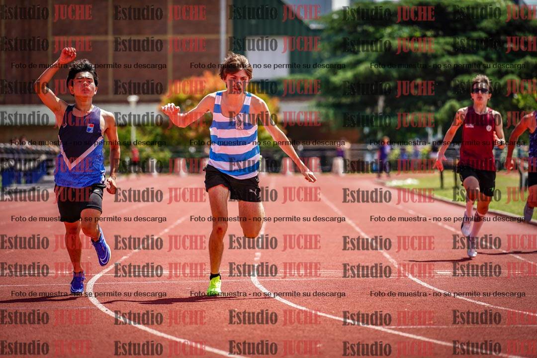 Fotos de los 200 m llanos de varones