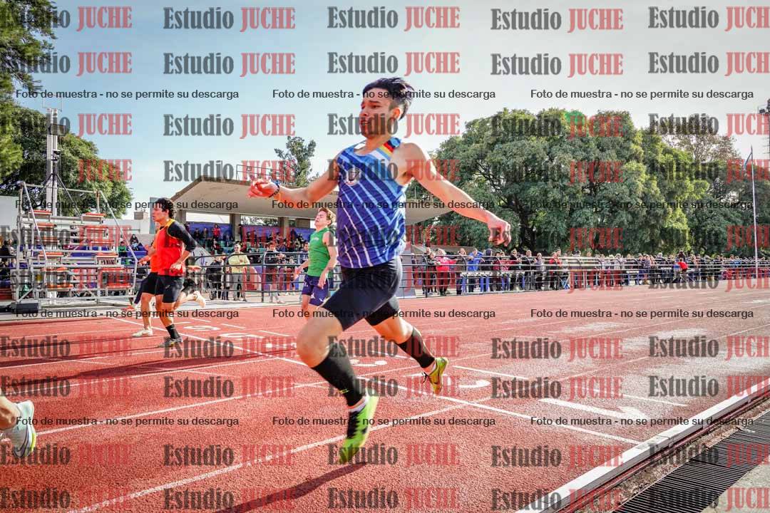 Fotos de los 100 m llanos de varones