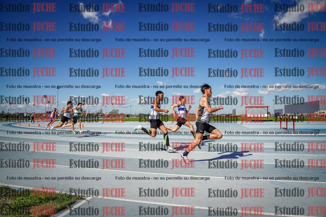 Fotos de los 200 m llanos de varones