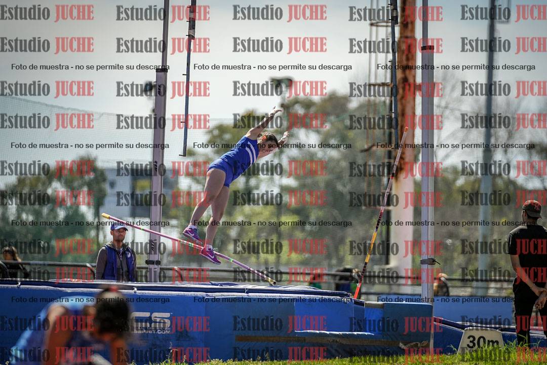 Fotos del salto con garrocha de mujeres y varones