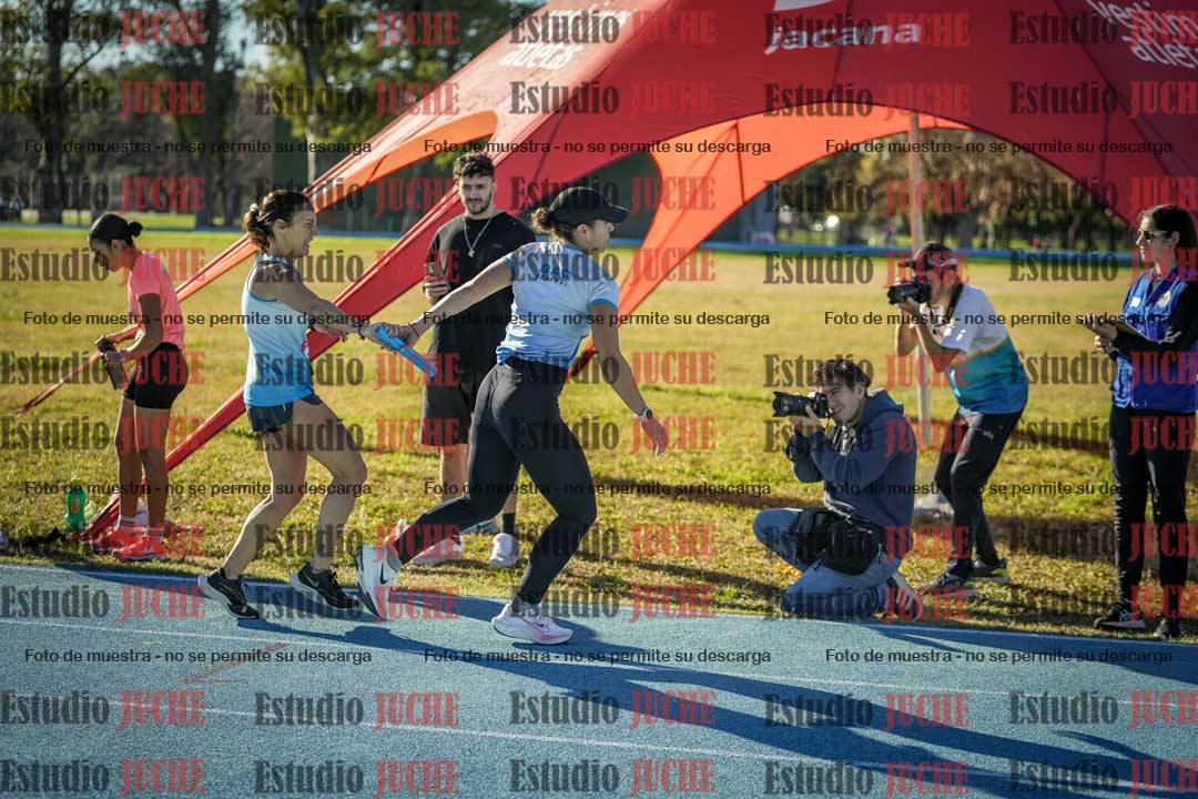 Fotos durante los relevos