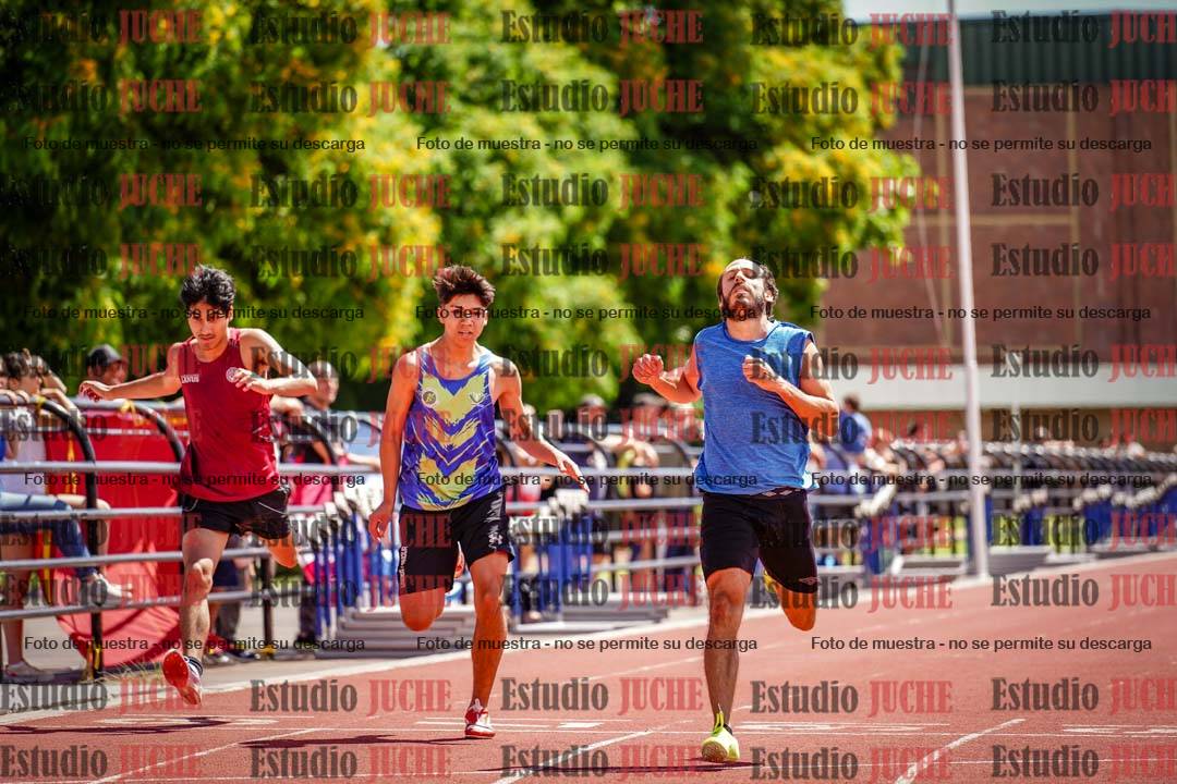 Fotos de los 200 m llanos de varones