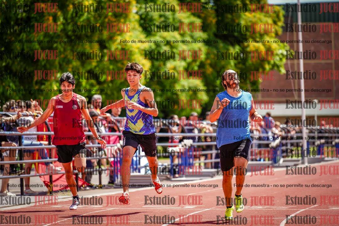 Fotos de los 200 m llanos de varones