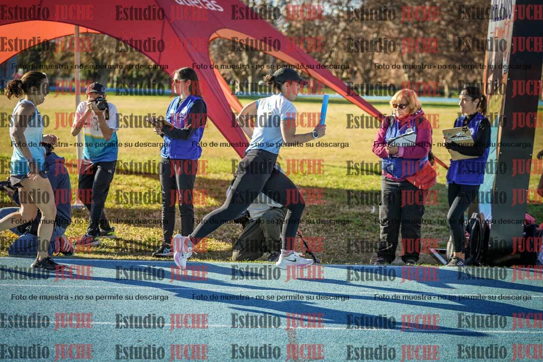 Fotos durante los relevos